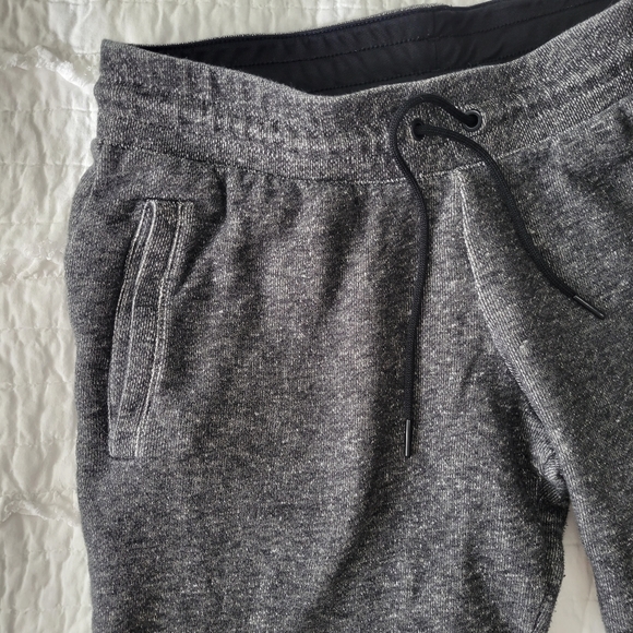 Adidas Terry Training Joggers Lightweight M Gray EUC Comfort Waistband - Picture 2 of 8